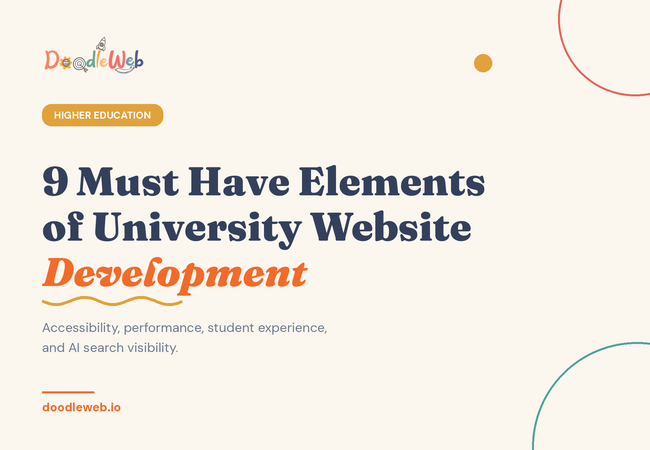 What universities need from website development in 2026