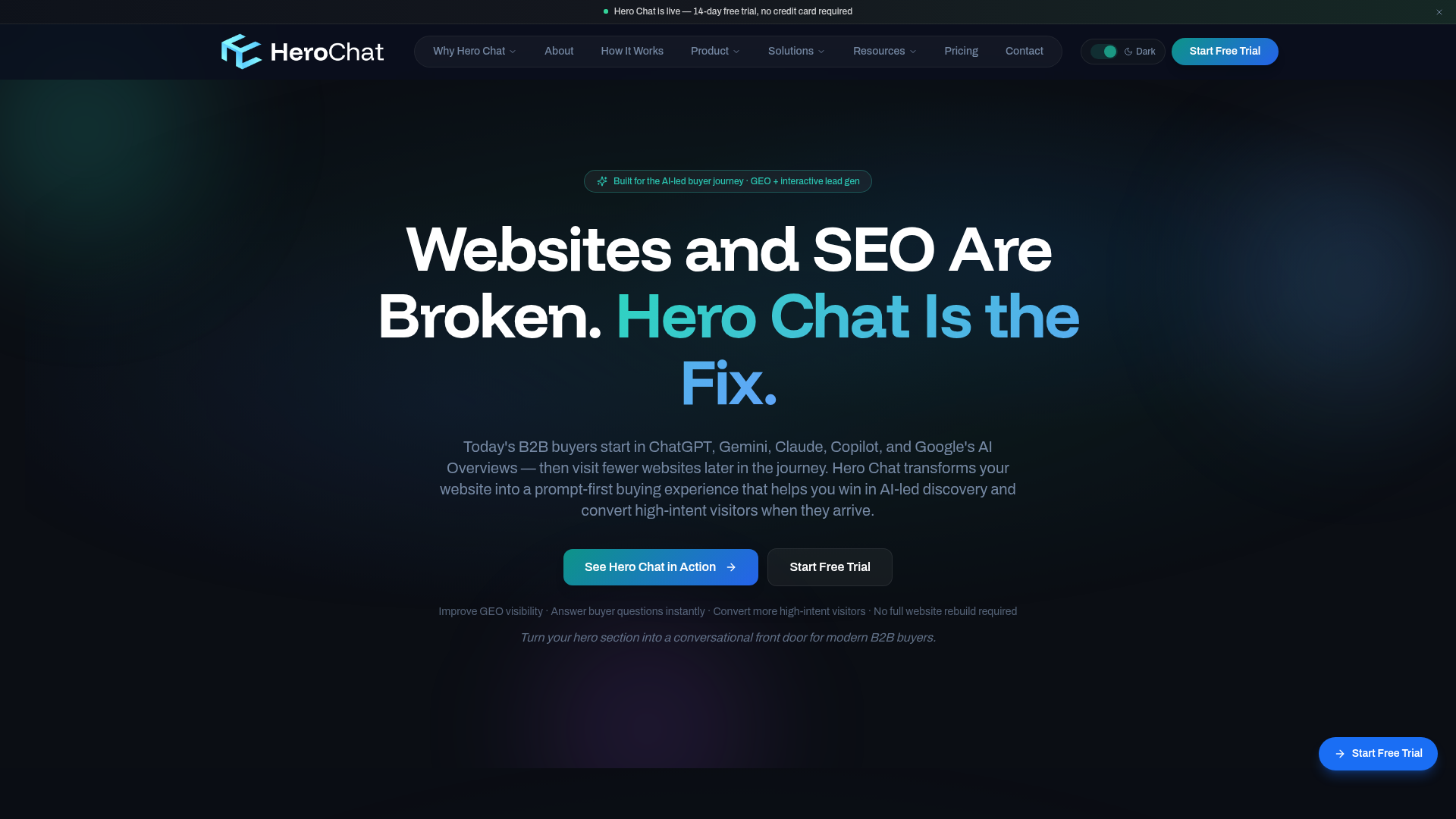 HeroChat case study cover